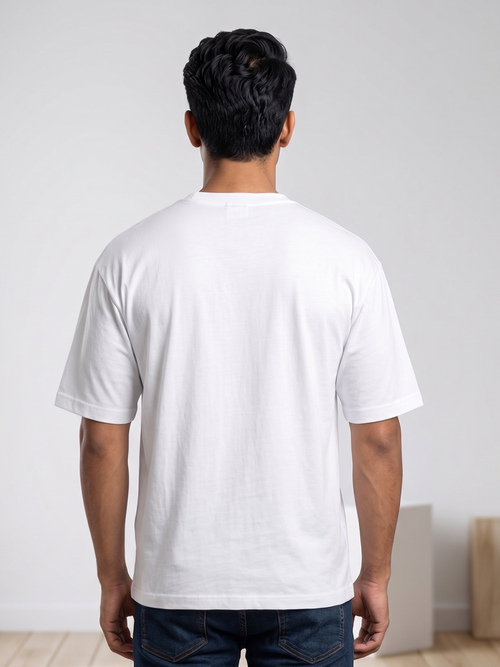 Sharma Ji Ka Ladka Graphic Oversized T-Shirt for Men | Premium 240 GSM Cotton | Relaxed Drop-Shoulder Fit